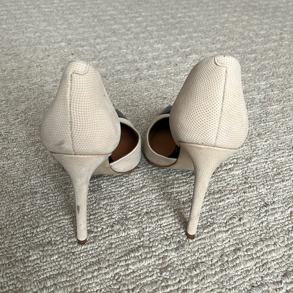 Steve Madden Paigely Nude Cap Toe D’Orsay Pointed Toe Pump size 8 - Picture 7 of 13